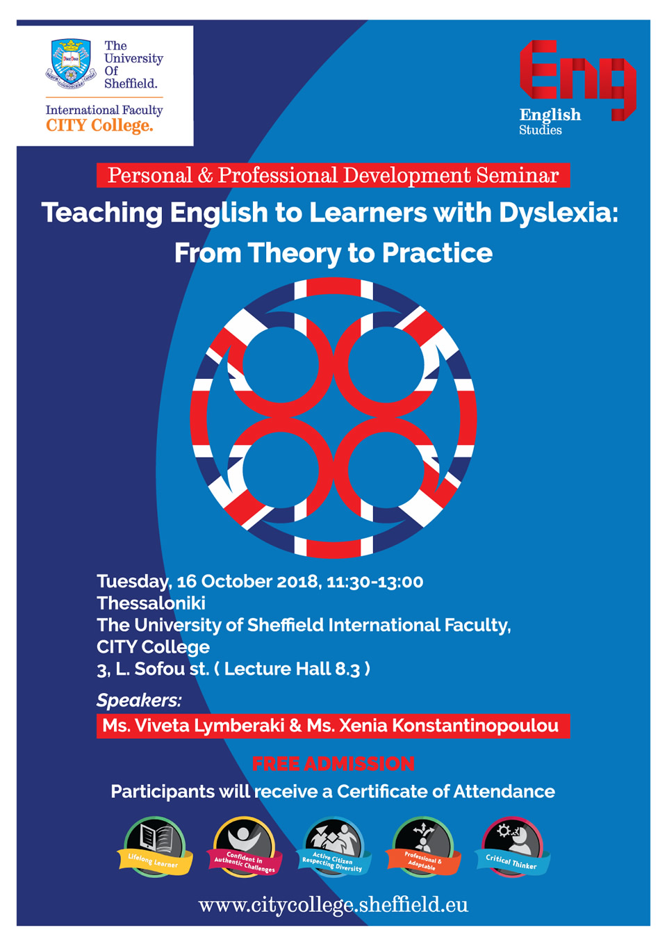 Seminar: Teaching English to Learners with Dyslexia