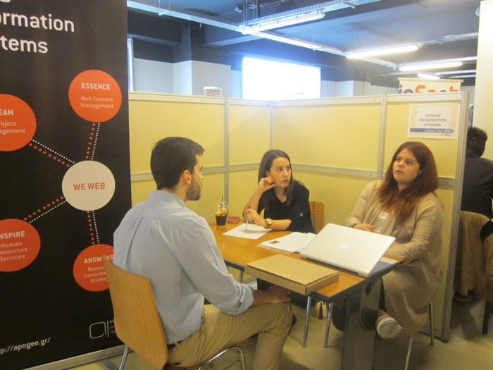 More than 100 students and 50 alumni participated in this year’s Career Day at CITY College's main campus in Thessaloniki