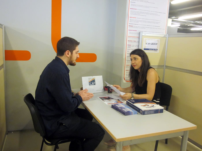 More than 100 students and 50 alumni participated in this year’s Career Day at CITY College's main campus in Thessaloniki