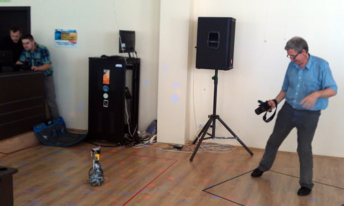 Dr Dimopoulos' dancing robots go to Bulgaria