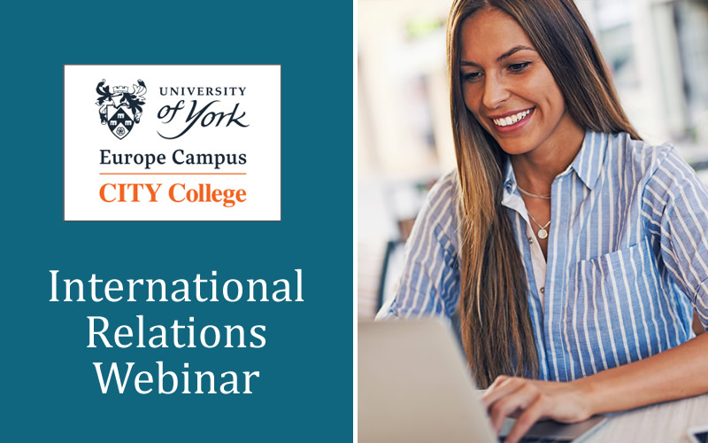 Webinar - How to start your International Relations career