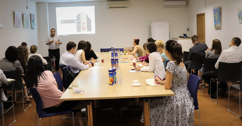 Mr Liassides, Senior Lecturer at the University of Sheffield International Faculty CITY College, delivers Business Seminars in Ukraine