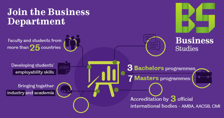 Join the Business Administration and Economics Department